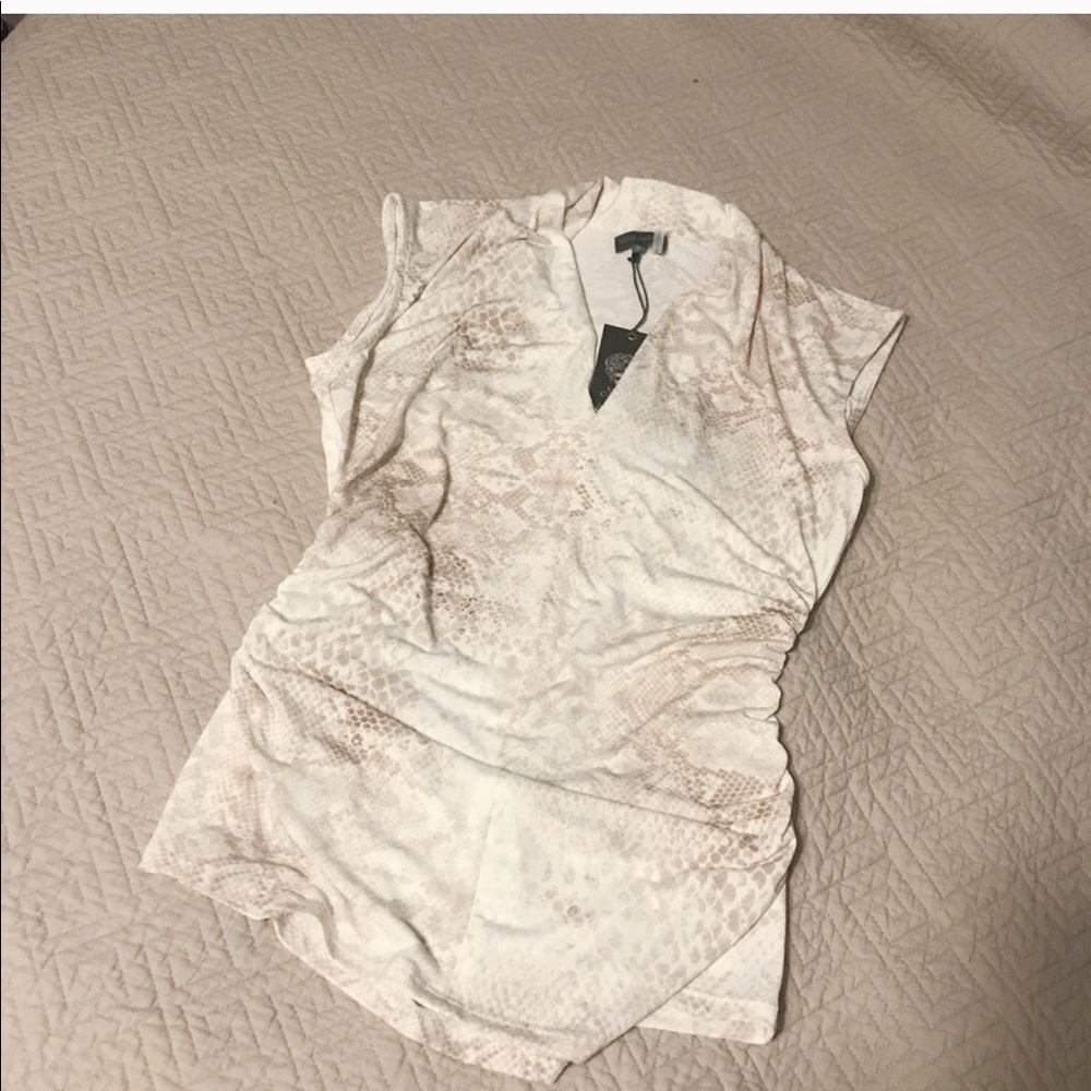NWT snakeskin print blouse